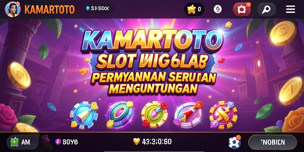 Tampilan gameplay Slot KAMARTOTO yang menarik dan interaktif.