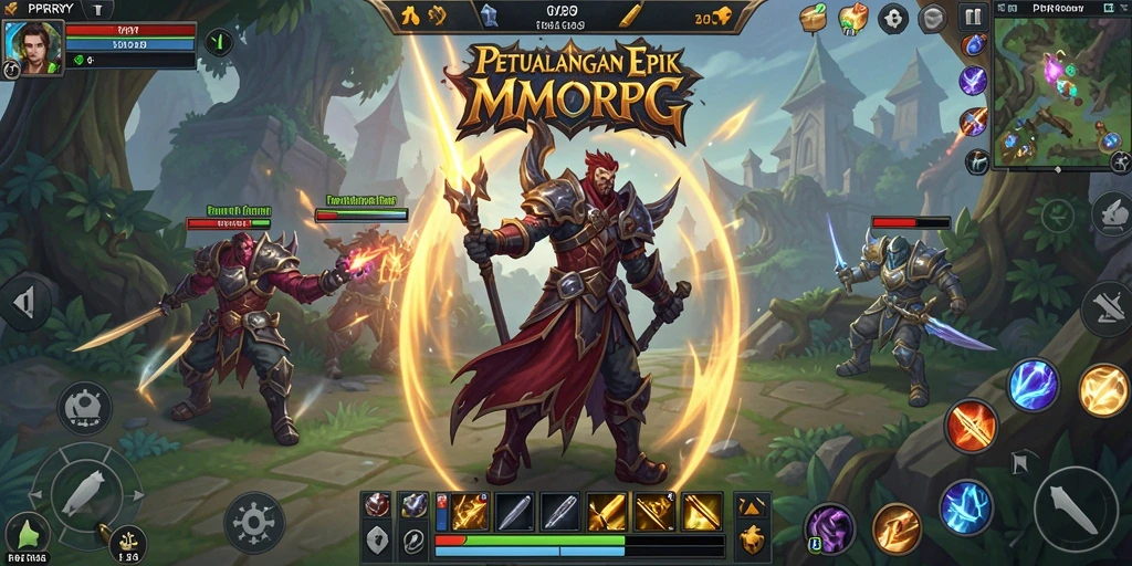 Gameplay seru PPRRYY dalam aksi MMORPG.