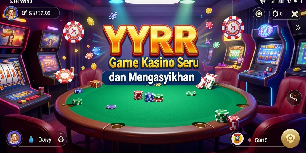Tampilan permainan Kasino yang seru di YYRR.