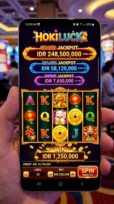 Tampilan kategori aplikasi di situs hokiluck yang beragam.